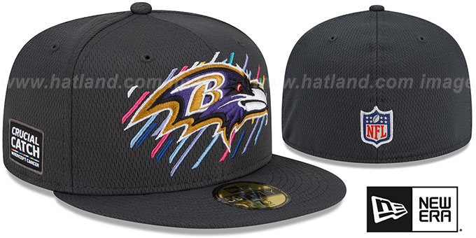 Ravens 2021 'ONFIELD CRUCIAL CATCH' Fitted Hat by New Era