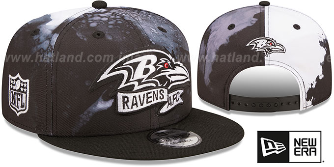 Ravens '2022 NFL SIDELINE TIE-DYE SNAPBACK' Hat by New Era