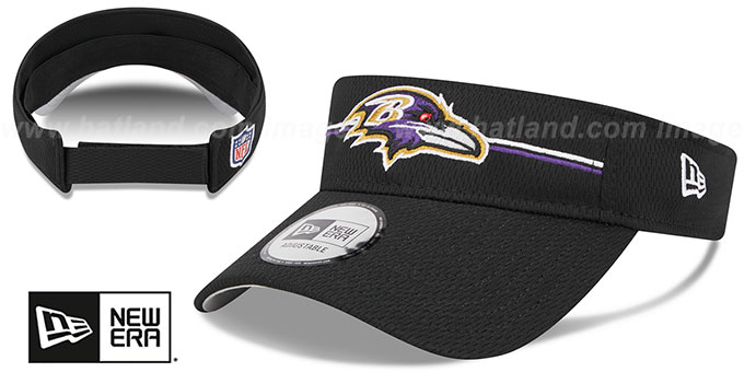 Ravens 2023 'NFL TRAINING CAMP VISOR' Black by New Era