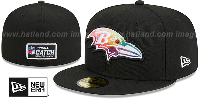 Ravens 2023 'ONFIELD CRUCIAL CATCH' Fitted Hat by New Era