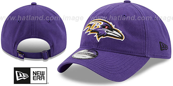 Ravens 'CORE-CLASSIC STRAPBACK' Purple Hat by New Era