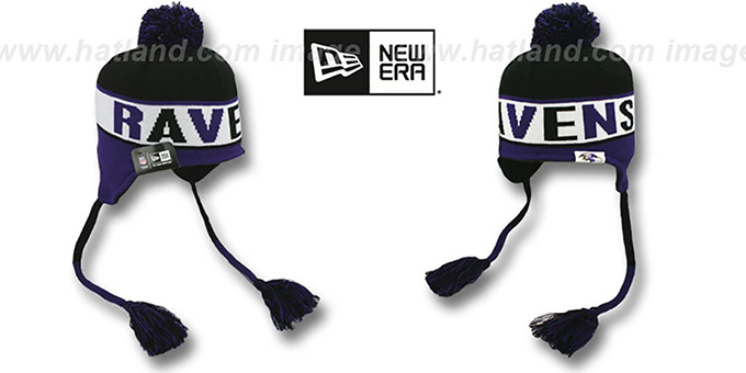 Ravens 'CRAYON BOX' Knit Beanie Hat by New Era