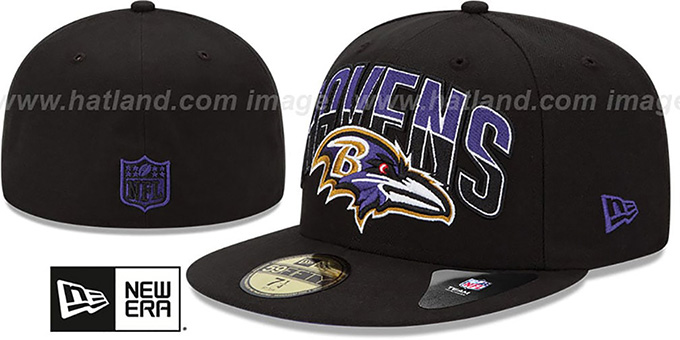 Ravens 'NFL 2013 DRAFT' Black 59FIFTY Fitted Hat by New Era