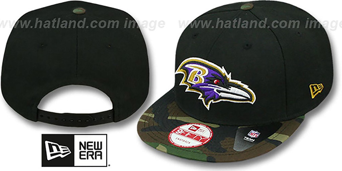 Ravens 'NFL CAMO-BRIM SNAPBACK' Adjustable Hat by New Era