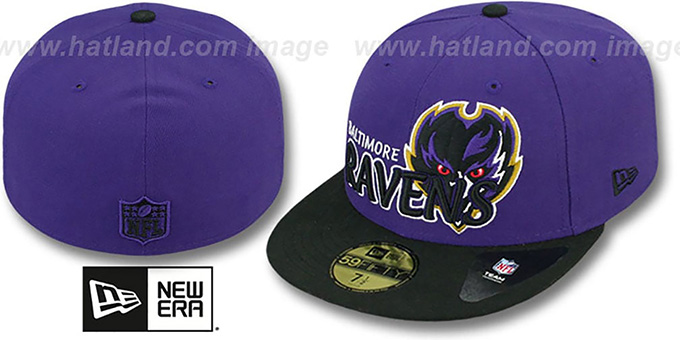 Ravens 'NFL-TIGHT' Purple-Black Fitted Hat by New Era