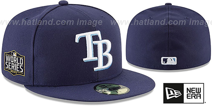 Rays '2020 WORLD SERIES' GAME Fitted Hat by New Era