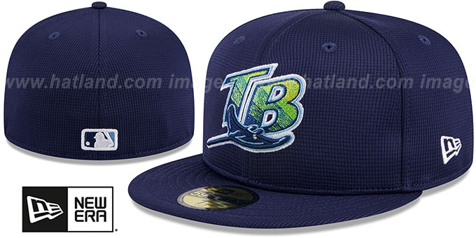 Rays 2024-25 'BATTING PRACTICE' Fitted Hat by New Era