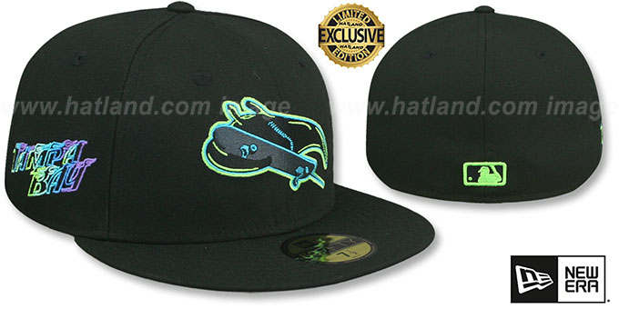 Rays 'ALTERNATE CITY CONNECT' Black Fitted Hat by New Era