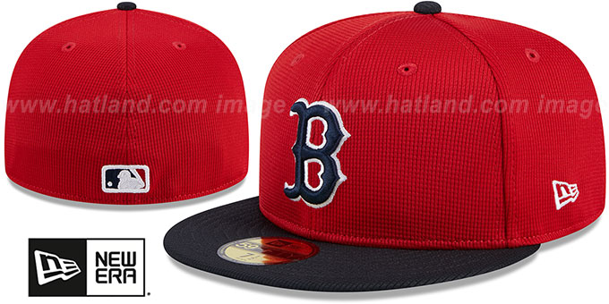 Red Sox 2024 'BATTING PRACTICE' Fitted Hat by New Era