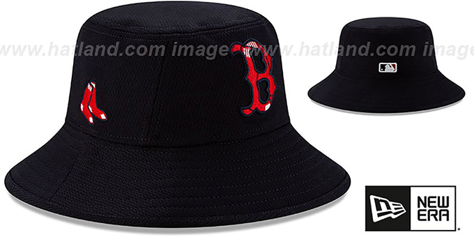 Red Sox 'DASHMARK BP BUCKET' Hat by New Era