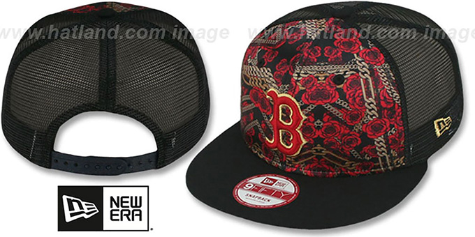 Red Sox 'FLORAL CHAIN SNAPBACK' Hat by New Era