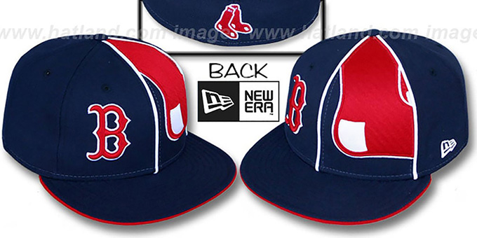 Red Sox 'HBH ZOOM' Navy Fitted Hat by New Era