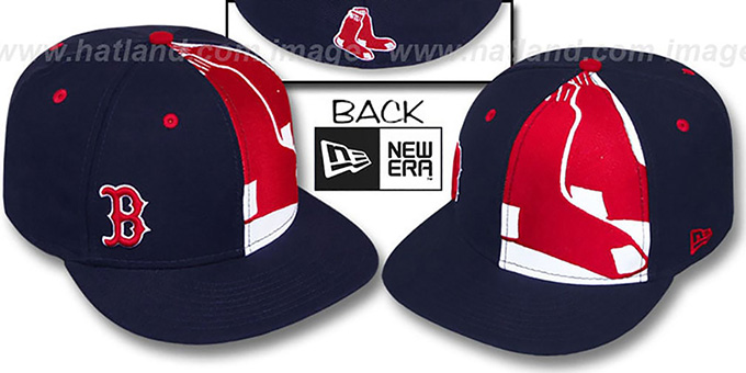 Red Sox 'MASCOT-ZOOM' Navy Fitted Hat by New Era