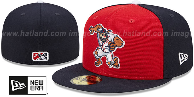 Red Sox 'MILB MARVEL DEFENDERS' Red-Navy Fitted Hat by New Era