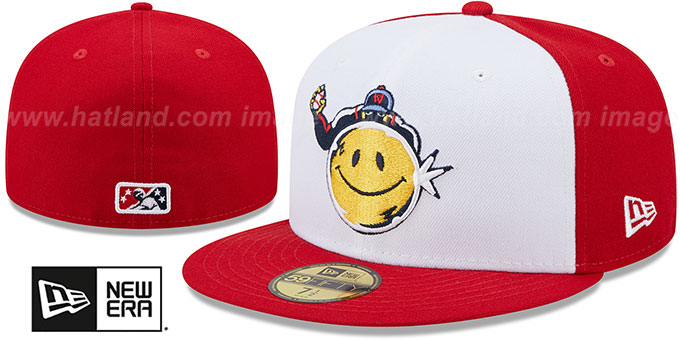 Red Sox 'MILB MARVEL DEFENDERS' White-Red Fitted Hat by New Era