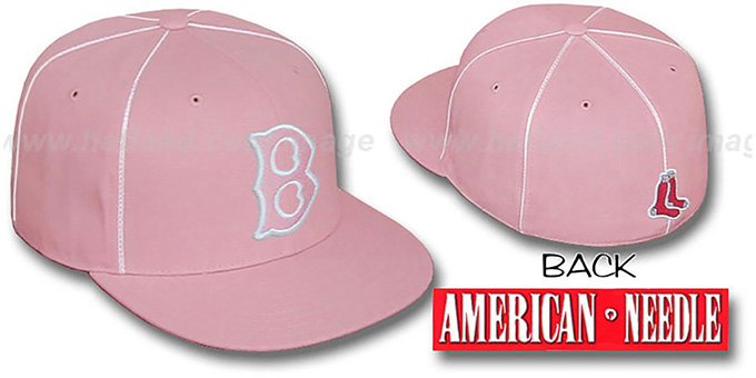 Red Sox 'PINK CADDY' Fitted Hat by American Needle