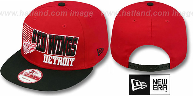 Red Wings '2T BORDERLINE SNAPBACK' Red-Black Hat by New Era