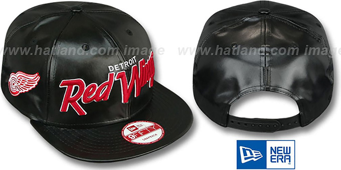 Red Wings 'REDUX SNAPBACK' Black Hat by New Era