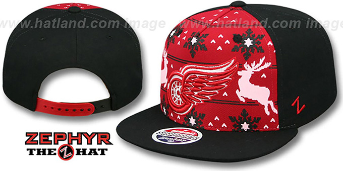 black red wings hat