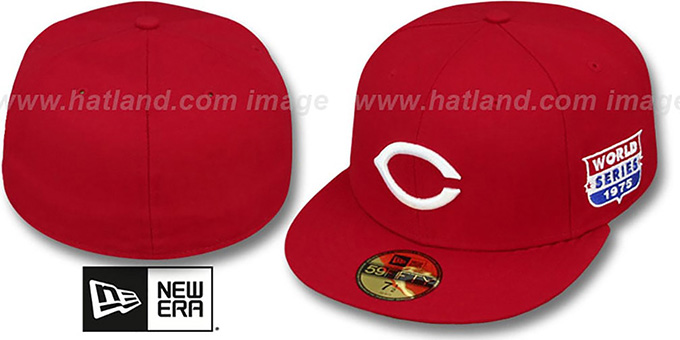 Reds 1975 'WORLD SERIES CHAMPS' GAME Hat by New Era