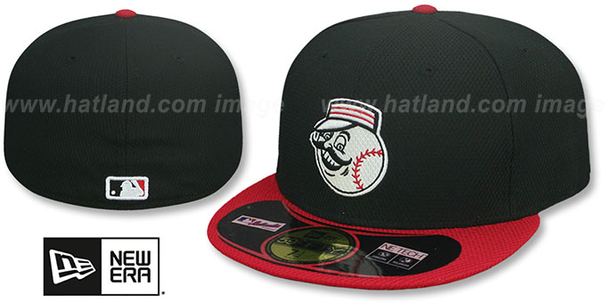 Reds '2015 ROAD BP DIAMOND ERA' Black-Red Hat by New Era