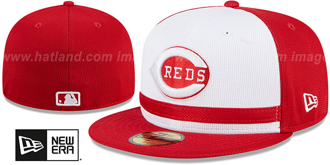 Reds 2024-25 'BATTING PRACTICE' Fitted Hat by New Era