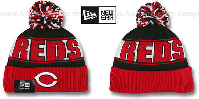 Reds 'REP-UR-TEAM' Knit Beanie Hat by New Era