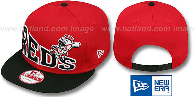 Reds 'STOKED SNAPBACK' Red-Black Hat by New Era