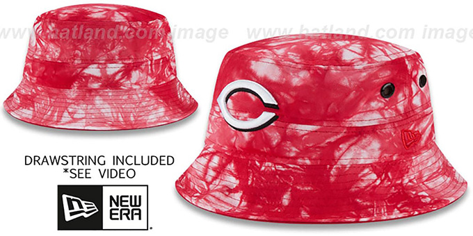 Reds 'TYE-DYE ZONE' Bucket Hat by New Era