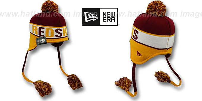 Redskins 'CRAYON BOX' Knit Beanie Hat by New Era