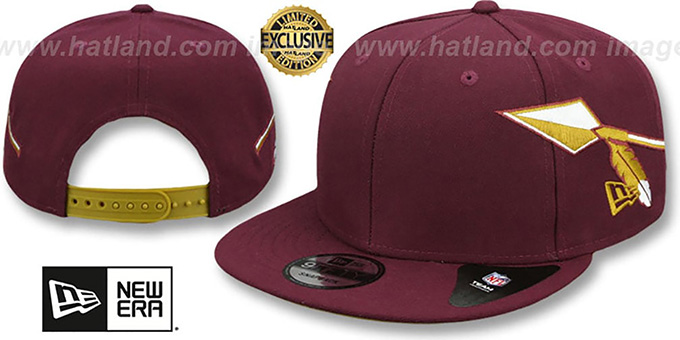 Redskins 'THROWBACK SPEARS SNAPBACK' Maroon Hat by New Era