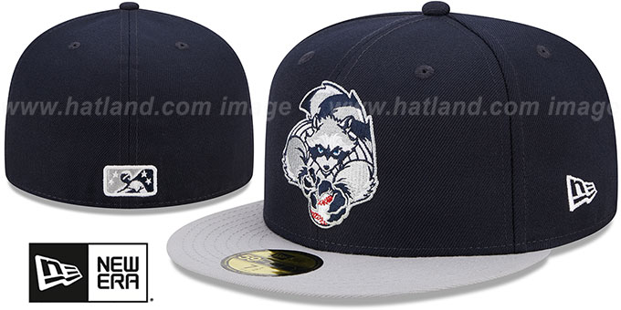 Renegades 'MILB MARVEL DEFENDERS' Navy-Grey Fitted Hat by New Era