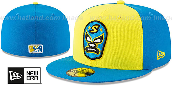 River Cats 'COPA' Yellow-Blue Fitted Hat by New Era