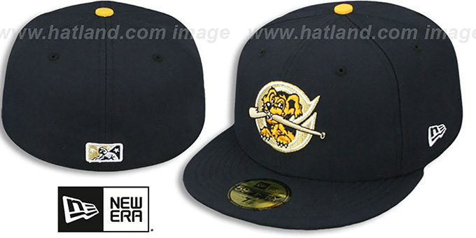 Riverdogs 'PERFORMANCE HOME' Navy Fitted Hat by New Era