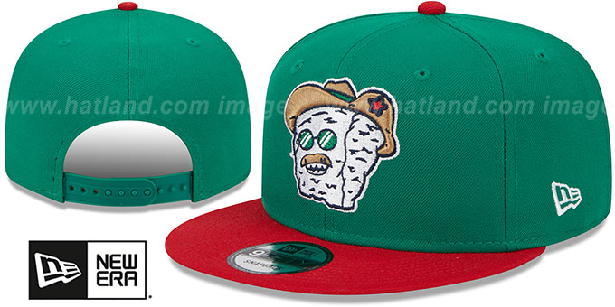 RoughRiders 'COPA SNAPBACK' Green-Red Hat by New Era