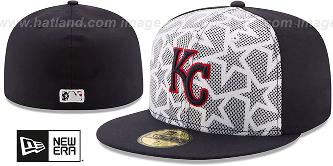 Royals '2016 JULY 4TH STARS N STRIPES' Fitted Hat by New Era