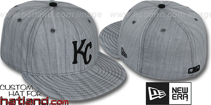 Royals 'MUD-PRINT' Grey Fitted Hat by New Era