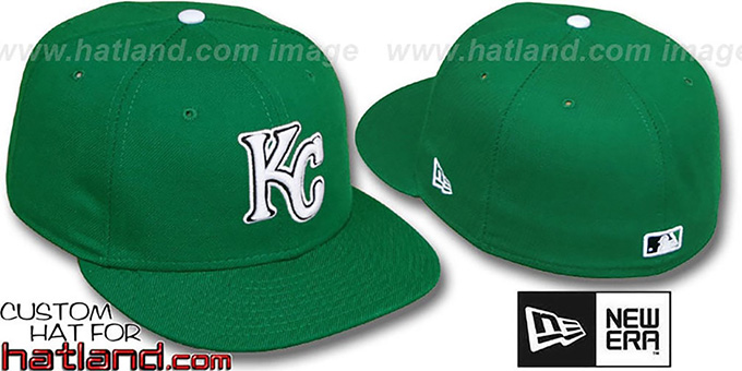 Royals 'St Patricks Day' Fitted Hat by New Era - green