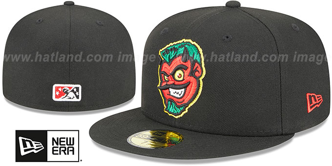 RubberDucks 'THEME NIGHT' Black Fitted Hat by New Era