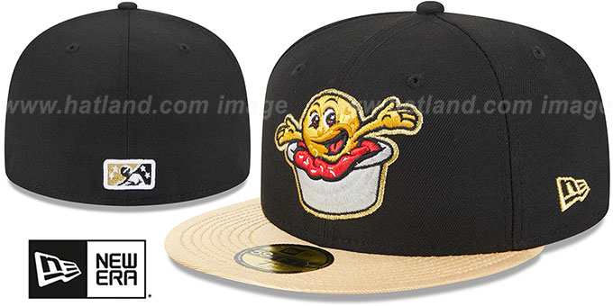 RubberDucks 'THEME NIGHT' Black-Gold Fitted Hat by New Era