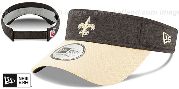 Saints '18 NFL STADIUM' Black-Gold Visor by New Era