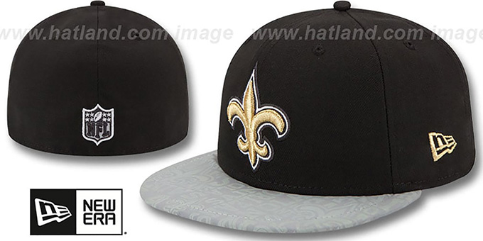 Saints '2014 NFL DRAFT' Black Fitted Hat by New Era