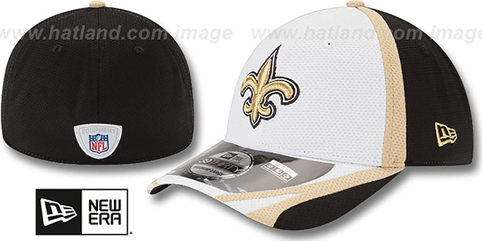 Saints '2014 NFL TRAINING FLEX' White Hat by New Era