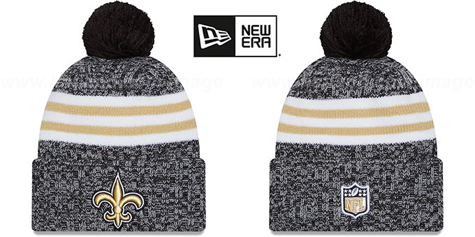 Saints 2023 'SIDELINE' Knit Beanie Hat by New Era