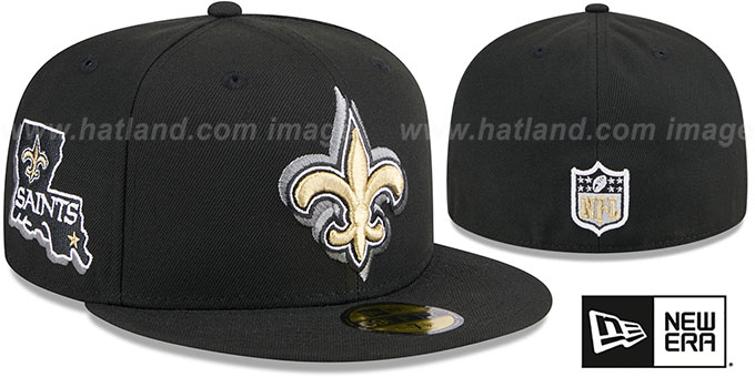 Saints 2024 ' NFL DRAFT' Black Fitted Hat by New Era