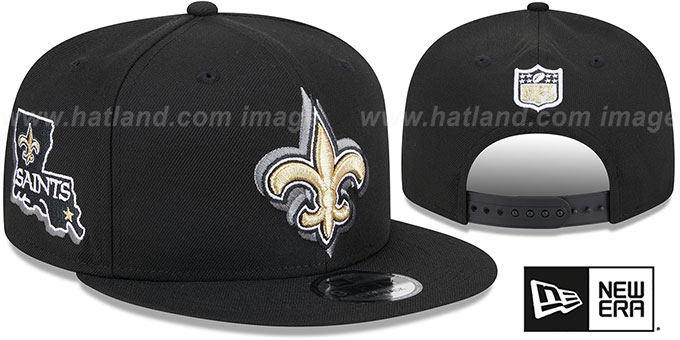 Saints 2024 'NFL DRAFT SNAPBACK' Black Hat by New Era