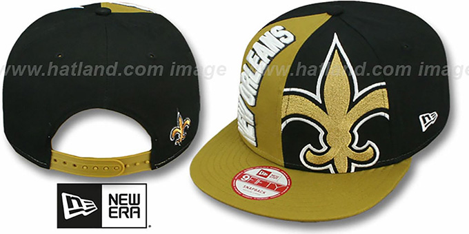 Saints 'NE-NC DOUBLE COVERAGE SNAPBACK' Hat by New Era