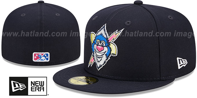 RailRiders 'MILB MARVEL DEFENDERS' Navy Fitted Hat by New Era