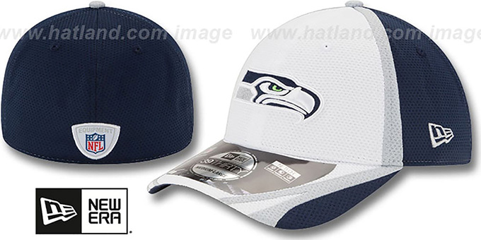 Seahawks '2014 NFL TRAINING FLEX' White Hat by New Era