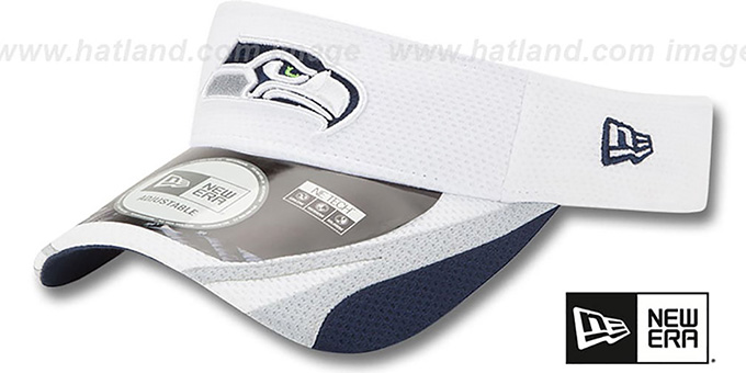 Seahawks '2014 NFL TRAINING' White Visor by New Era